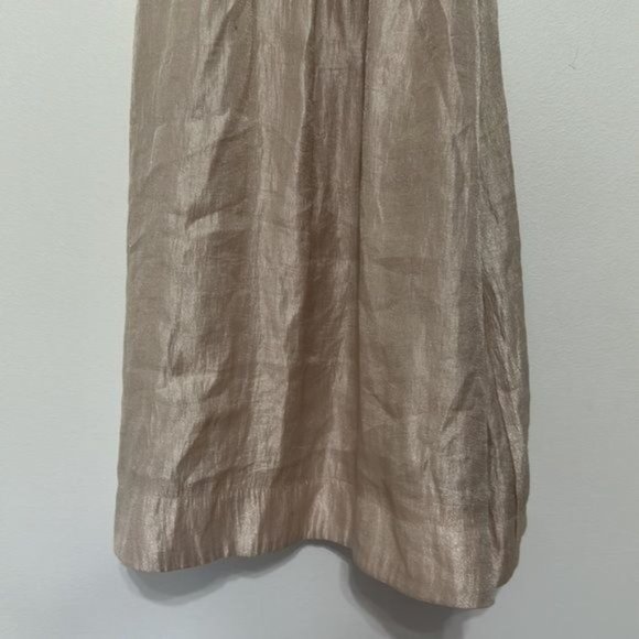 Alexia Admor Jewel Neck Hammered Satin Trapeze Dress Size XS - Picture 4 of 9